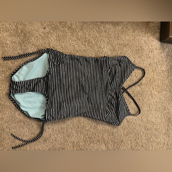 Prana Striped Swimsuit size 2 - Picture 1 of 4